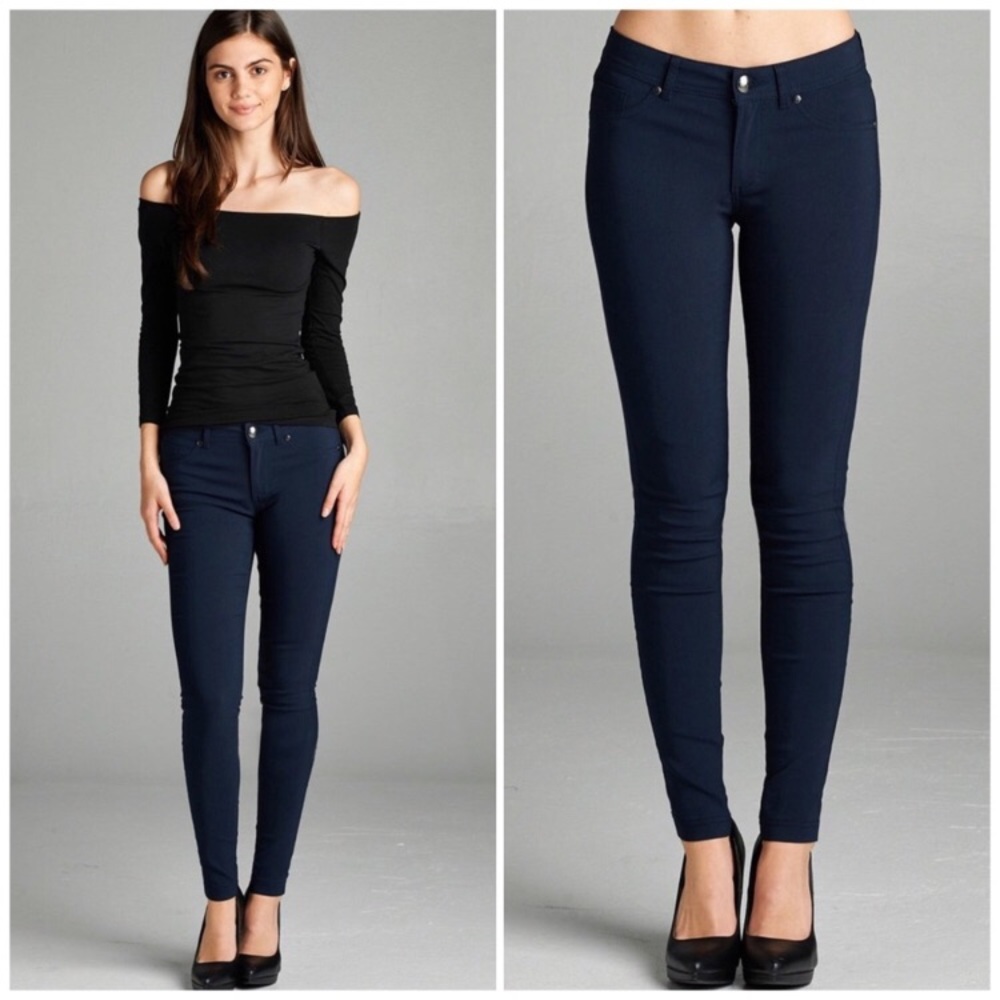 ❗️CLOSING SALE❗️ Navy Skinny Ponte Pants